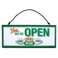 thumbnail image 1 of Friends Central Perk Reversible Hanging Sign Wall Art | 12 x 5 Inches, 1 of 7