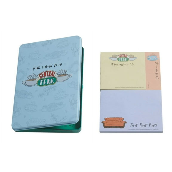 Friends: Central Perk Sticky Note Tin Set Postcard Pack