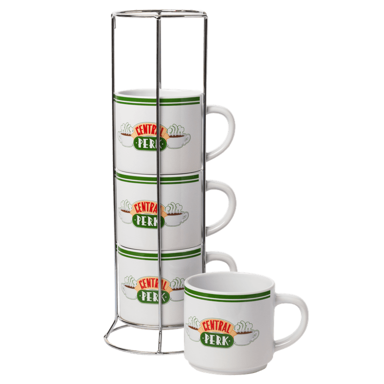 Set 4 Mini Tazas para café Central Perk Friends 【 Regalos Originales 】