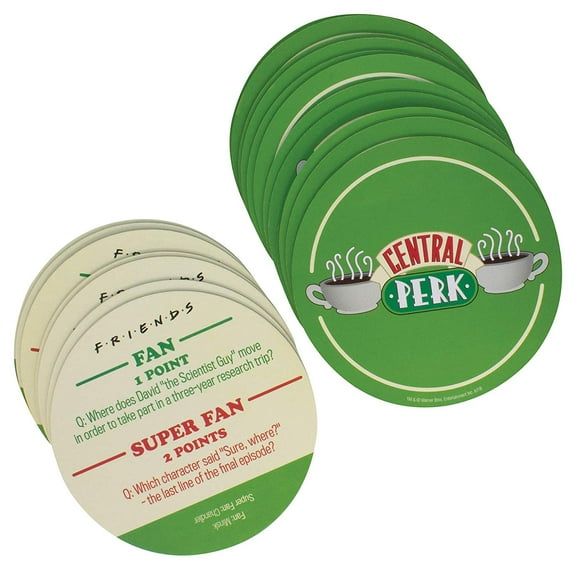 Friends Central Perk Trivia Drink Coasters | Set of 20