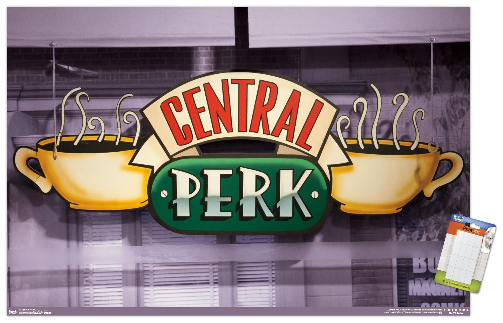 Friends - Central Perk Wall Poster, 14.725" x 22.375"