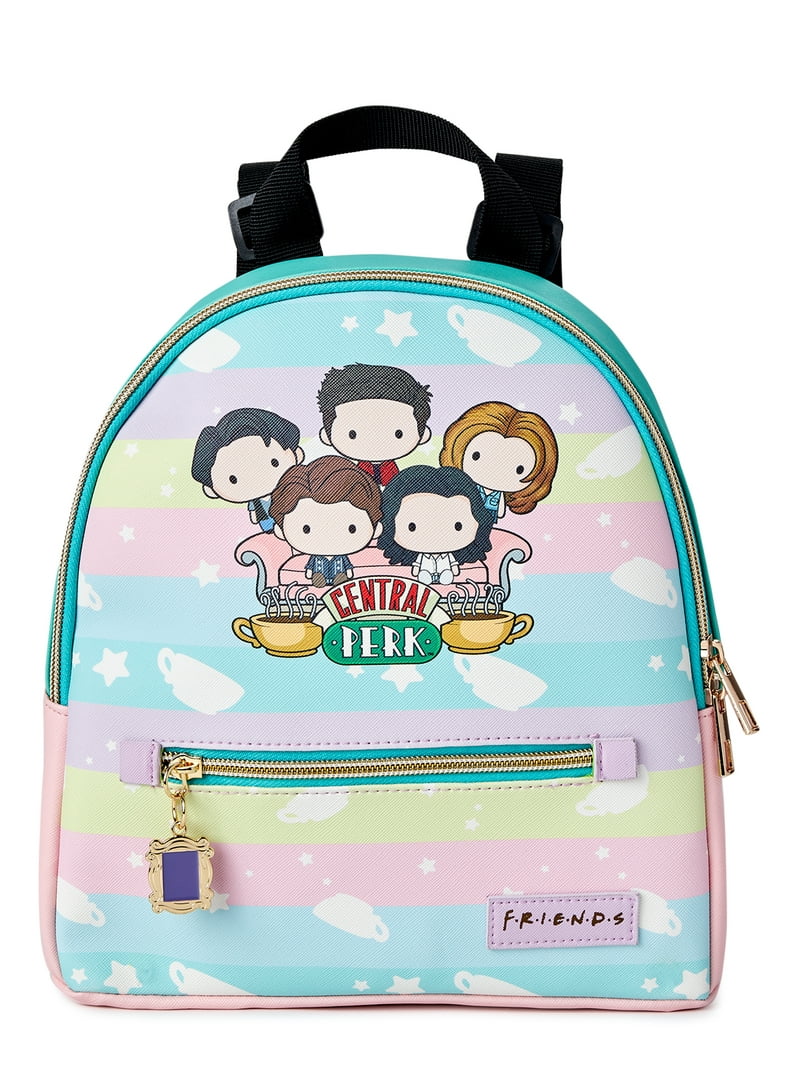 friends tv show mini backpack Friends Central Perk Women's Mini Backpack Multi-Color