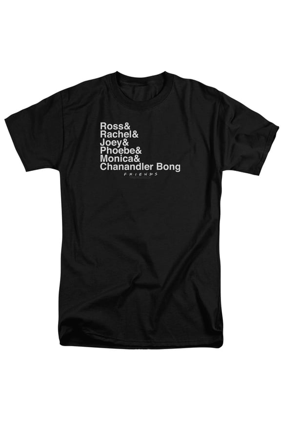 Chanandler Bong S/S Adult Tall 18/1 T-Shirt Black