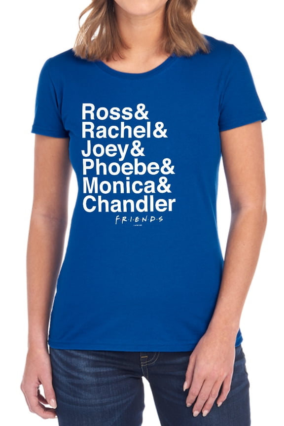 Friends Chanandler Bong Women's T Shirt, Royal, Large