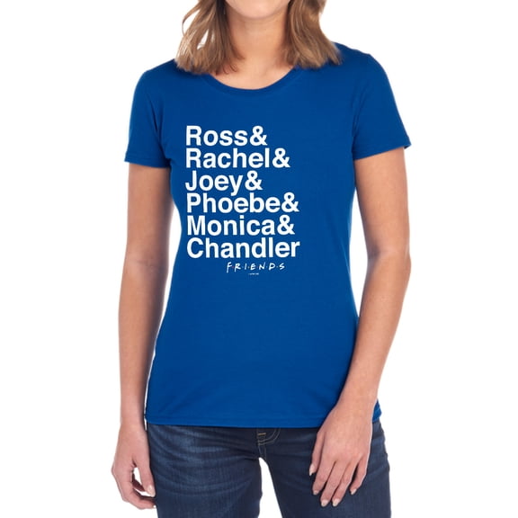 Friends Chanandler Bong Women's T Shirt, Royal, Medium