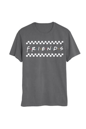 Friends - Checkered Logo Mens T Shirt