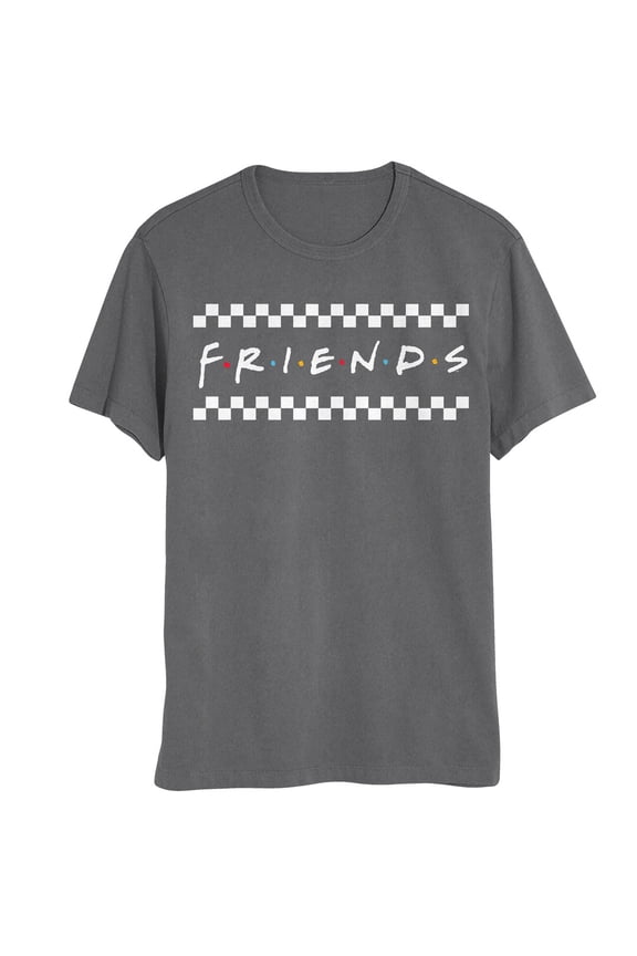 Friends - Checkered Logo Mens T Shirt