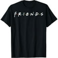 thumbnail image 1 of Friends Classic Title Logo T-Shirt100% cotton short-sleeved shirt for both men and women, 1 of 6