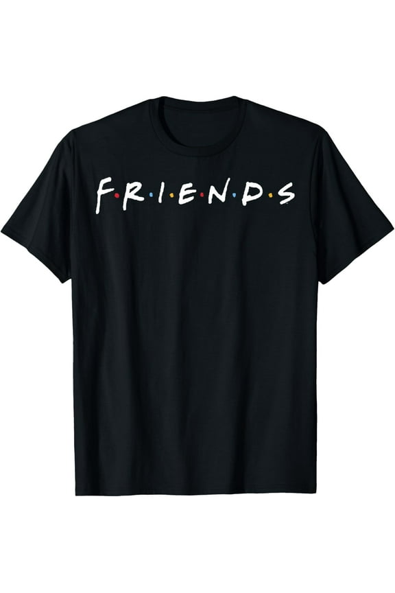 Friends Classic Title Logo T-Shirt100% cotton short-sleeved shirt for both men and women
