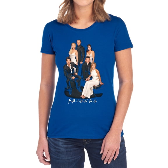 Friends Classy Women's T Shirt, Royal, Large