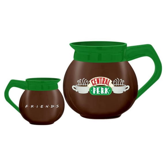 Friends Coffee Central Perk Pot Ceramic 3D Sculpted Mug