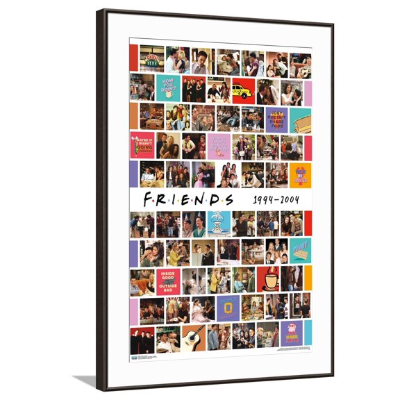 Friends - Collage Canvas Wall Poster, 22.375" x 34"