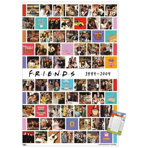 Friends - Collage Wall Poster, 22.375" x 34"
