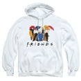 thumbnail image 1 of Friends Color Cut Out Adult Pull-Over Hoodie, White, Medium, 1 of 4