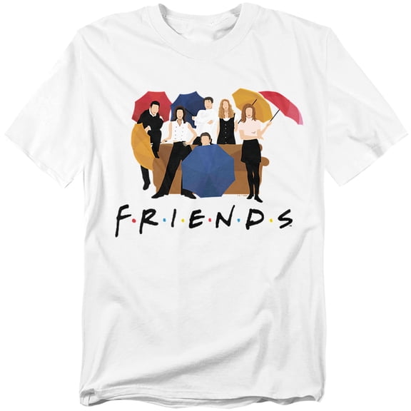 Friends T-Shirt Color Cut Out Unisex Graphic Tee for Men & Women