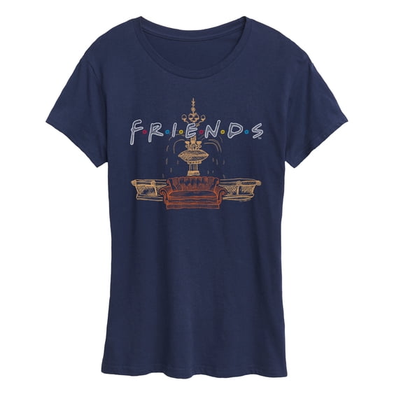 Friends - Couch Fountain Set - Women's Short Sleeve Graphic T-Shirt