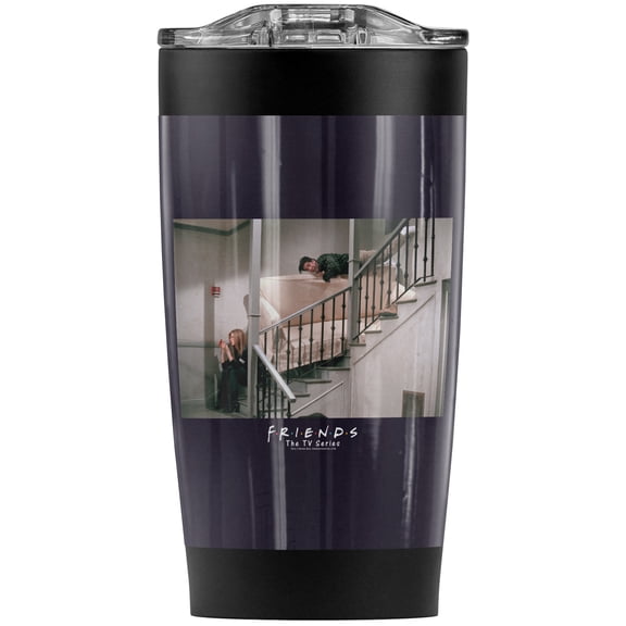 Friends Couch Pivot Stainless Steel Tumbler 20 oz Coffee Travel Mug/Cup, Vacuum Insulated & Double Wall with Leakproof Sliding Lid | Great for Hot Drinks and Cold Beverages