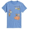 thumbnail image 1 of Friends - Couch and Icons - Men's Short Sleeve Graphic T-Shirt, 1 of 4