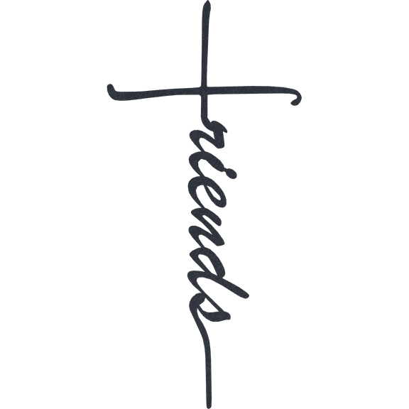 Friends Cross - Metal Wall Art