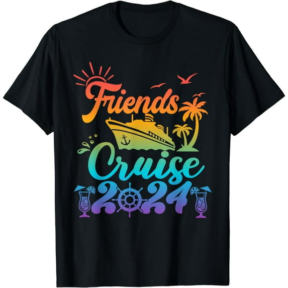 Friends Cruise 2024 Matching Vacation Group T-Shirt