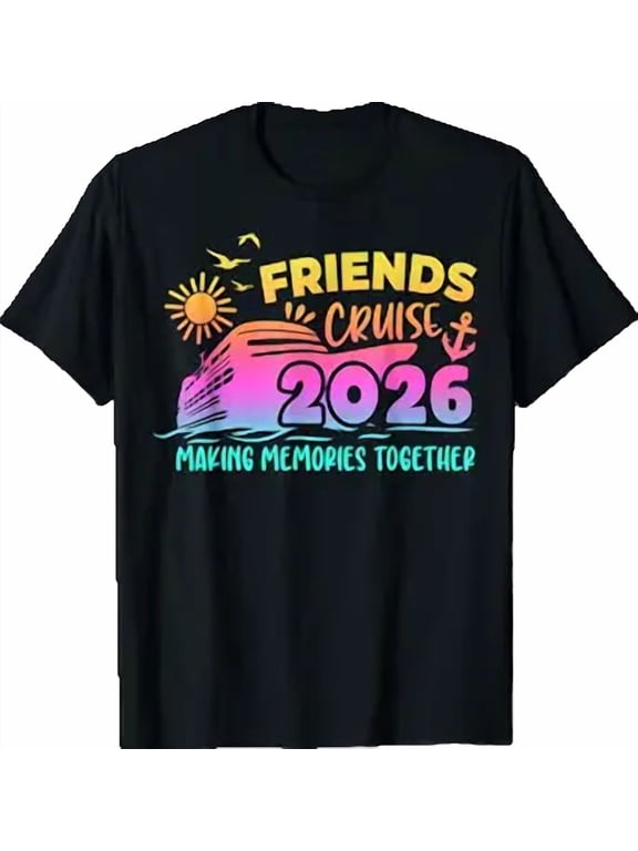 Friends Cruise Squad Making Memories Summer Together 2026 T-Shirt