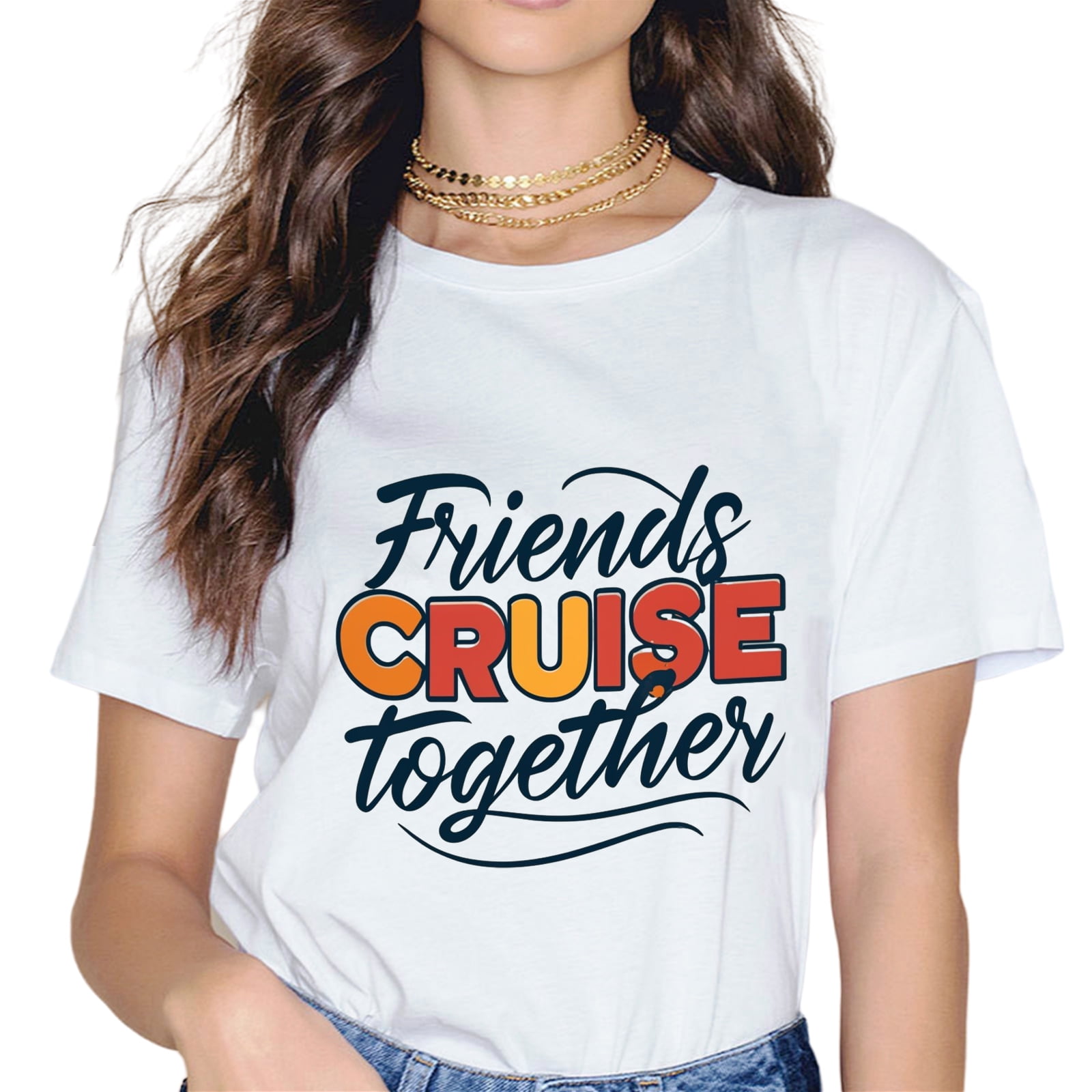 Fellow Friends – Line Up T-Shirt Unisex In Cotone Premium – Morbida E Stampata In Digitale - 4