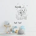 thumbnail image 1 of Friends Cute JJ And Bingo Dog Friends Cocomelon JJ And Bingo Vinyl Wall Art Sticker Decal Home Nursery Room Kids Room Study Room Boys Girls Room Cute Wall Décoration Design Décor Size (10x8 inch), 1 of 3