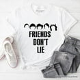 thumbnail image 1 of Friends Don&rsquo;t Lie T-Shirt, Handmade Gift for Matching Daughter, 1 of 8