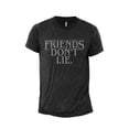 thumbnail image 1 of Friends Don't Lie Men's Modern Fit Fun Casual T-Shirt Printed Graphic Tee Charcoal Grey Small, 1 of 3