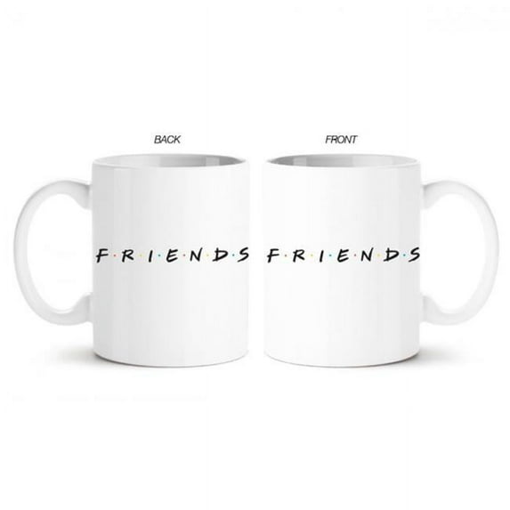 Silver Buffalo SVB-FRD31634-C Friends Doodle Logo 20oz Jumbo Ceramic Mugs