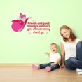thumbnail image 1 of Friends Fairy Godmother Life Quote Cartoon Quotes Decors Wall Sticker Art Design Decal for Girls Boys Kids Room Bedroom Nursery Kindergarten Home Decor Stickers Wall Art Vinyl Decoration (12x20 inch), 1 of 2