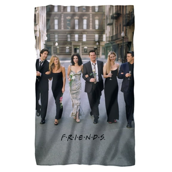 Friends Fancy Walk Fleece Blanket 36' x 58'