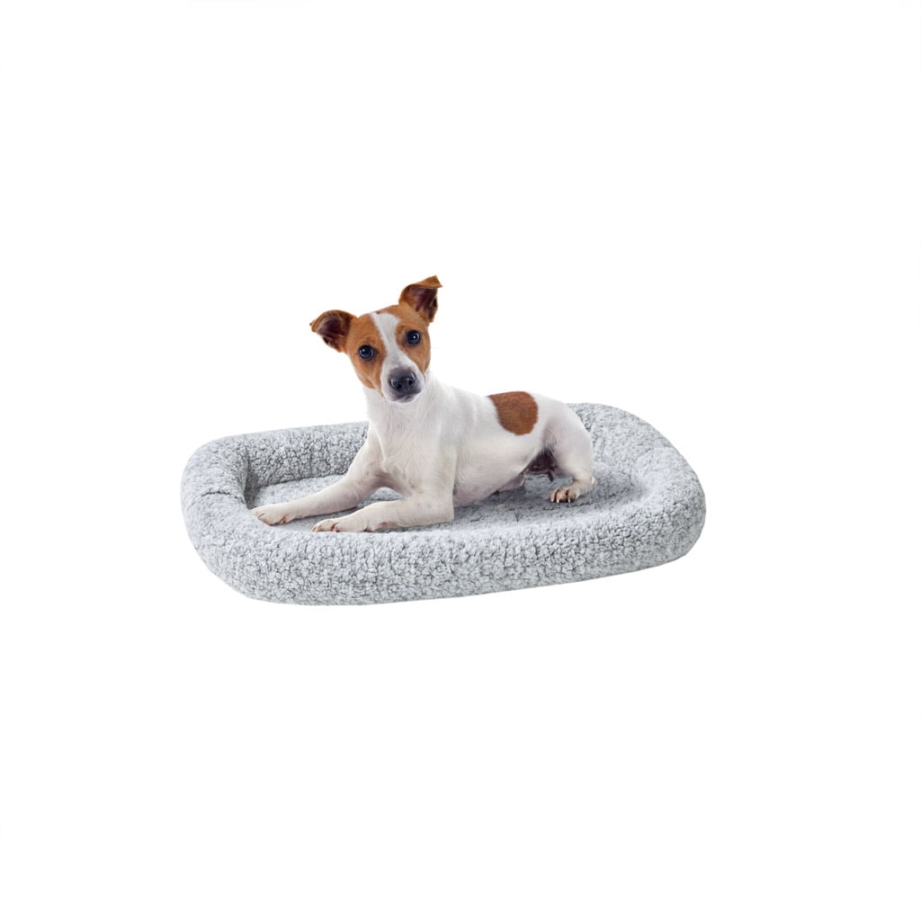 Curated visual reference: Visual Reference: Friends Forever Bolster Dog Bed Crate Pad Sherpa Fleece Washable