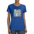 thumbnail image 1 of Friends Forever Day Shaped T-Shirt Women -Image by Shutterstock, Female x-Large, 1 of 4