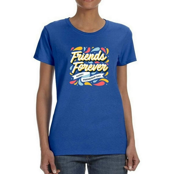 Friends Forever Day Shaped T-Shirt Women -Image by Shutterstock, Female x-Large