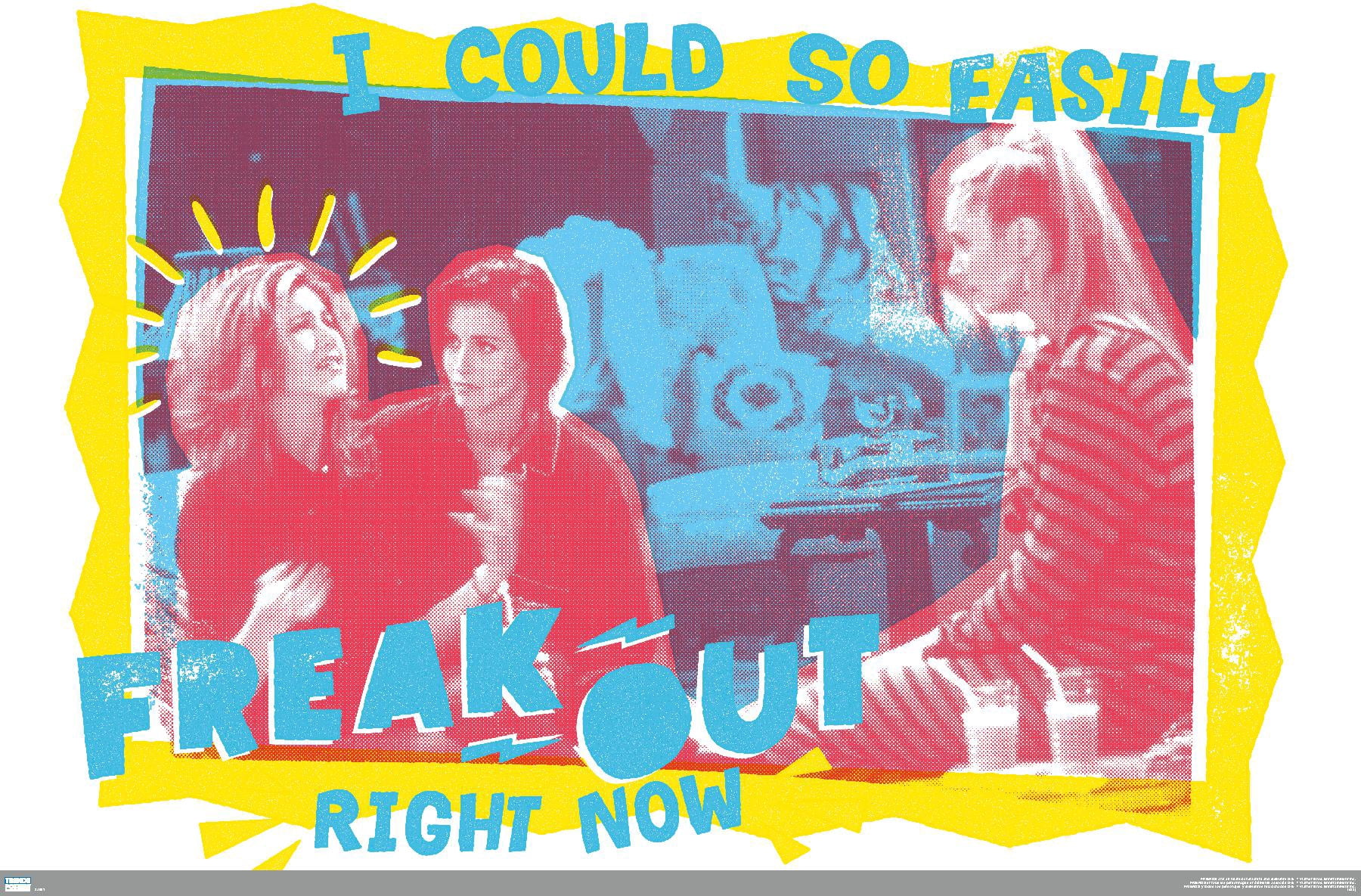 Friends - Freak Out Wall Poster, 14.725" x 22.375"