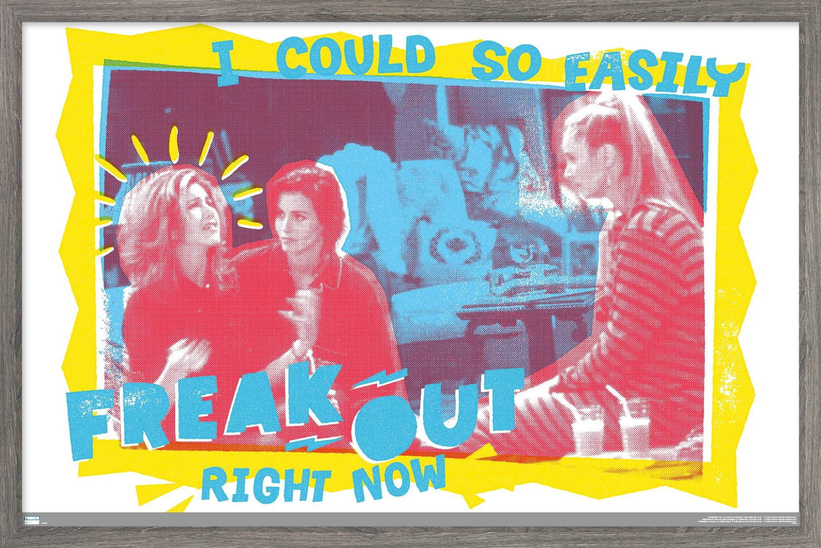 Friends - Freak Out Wall Poster, 22.375" x 34" Framed