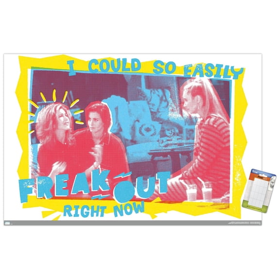 Friends - Freak Out Wall Poster, 22.375" x 34"