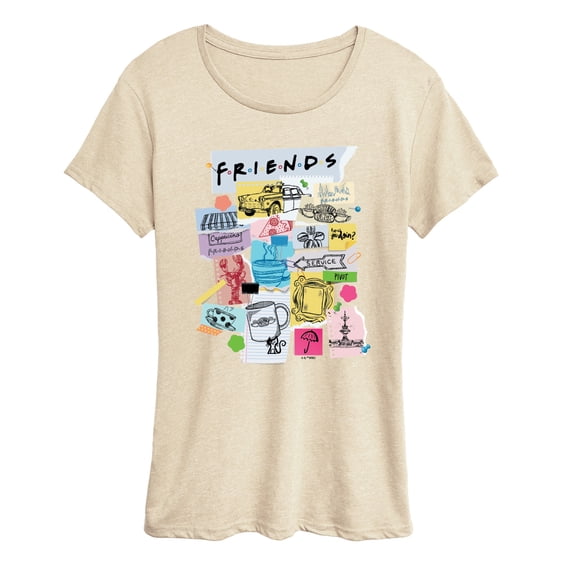 Friends - Friends Sketchy - Women's Short Sleeve Graphic T-Shirt