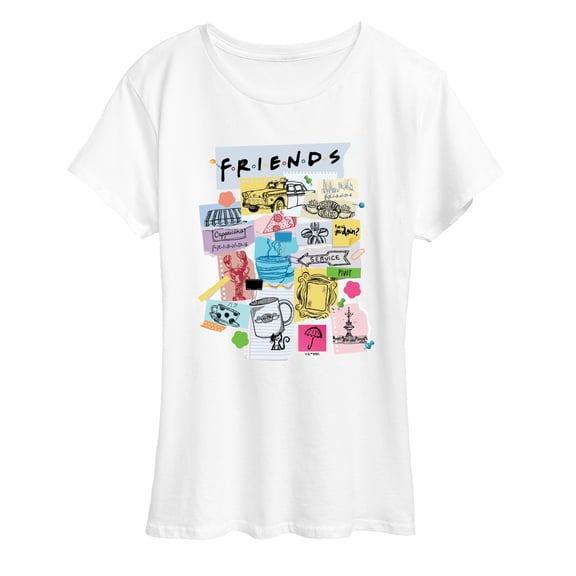 Friends - Friends Sketchy - Women's Short Sleeve Graphic T-Shirt