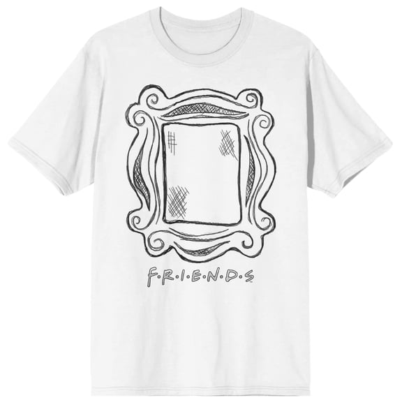 Friends Golden Mirror Frame White Shirt-L