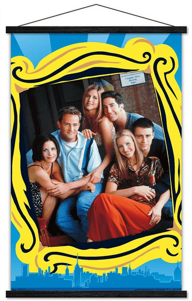 Friends - Group Wall Poster with Magnetic Frame, 22.375" x 34"