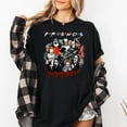 thumbnail image 1 of Friends Halloween T-Shirt - Black Shirt with Spooky Halloween Characters, 1 of 5