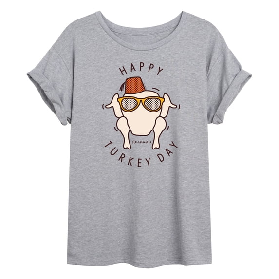 Friends - Happy Turkey Day - Women's Oversized T-Shirt