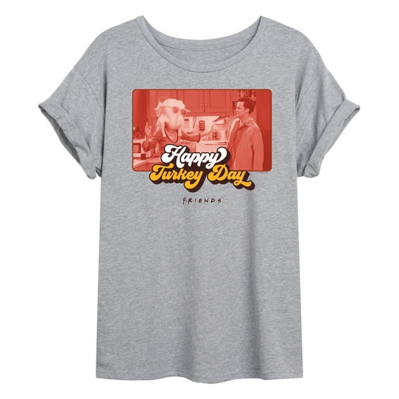 Friends - Happy Turkey Day - Women's Oversized T-Shirt