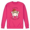 thumbnail image 1 of Friends - Happy Turkey Day - Men's Crew Neck Fleece Pullover, 1 of 4