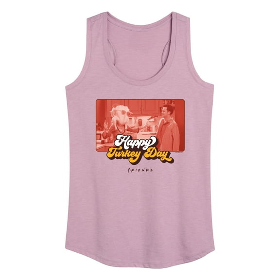 Friends - Happy Turkey Day - Women's Racerback Tank Top