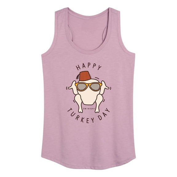 Friends - Happy Turkey Day - Women's Racerback Tank Top