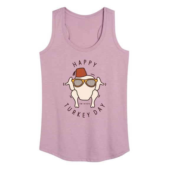Friends - Happy Turkey Day - Women's Racerback Tank Top