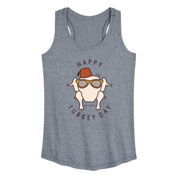 Friends - Happy Turkey Day - Women's Racerback Tank Top